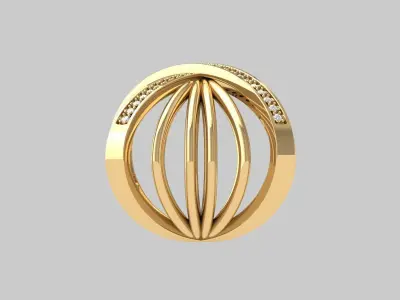 Wedding Ring  3D print model 334