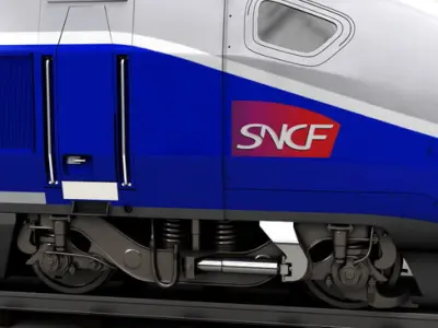 TGV Duplex 3D model