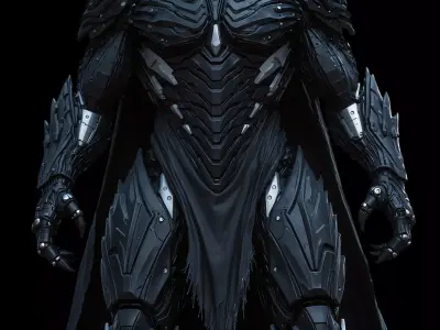 Scary flying Monster 3D model