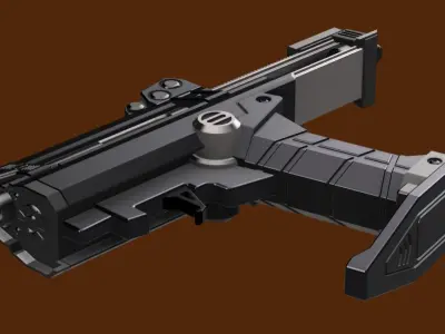 Dune Part Two - Maula spring gun for cosplay 3D print model