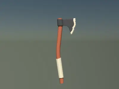LowPoly Axes Pack Free low-poly 3D model