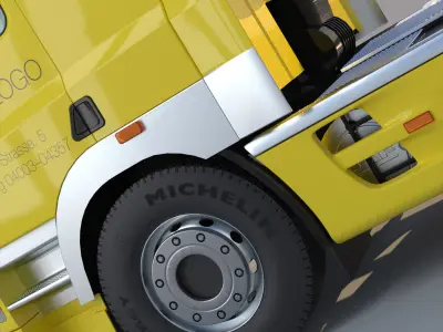 DAF CF85 Super Cab 3D model