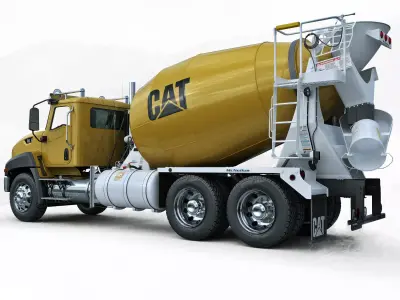 Truck Mixer Concrete 3D model