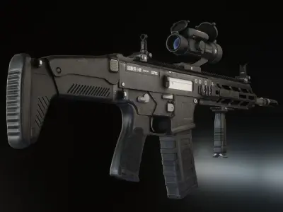 Howa Type 20 Low-poly 3D model