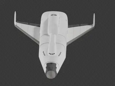Shuttle-II Advanced Manned Launch System 3D model