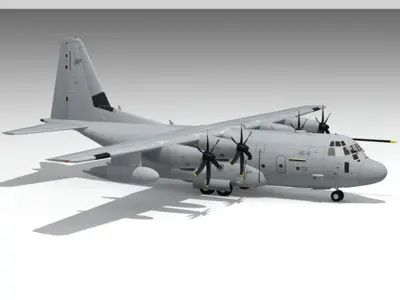 C-130 J 3D model