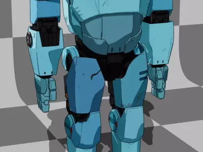 Dispatch Mechaman 3D model