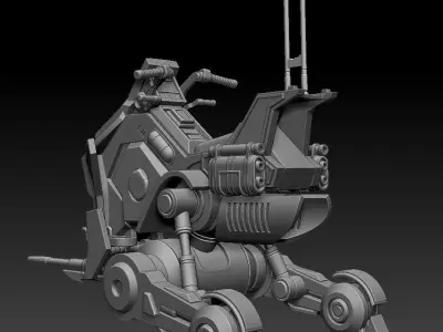 AT-RT Walker One12 Scale STL 3D print model