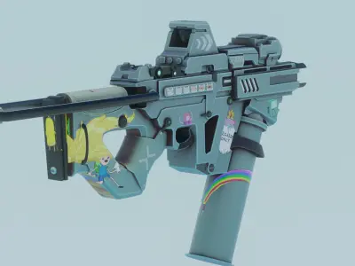 Adventure Time gameready 3DModel Low-poly 3D model