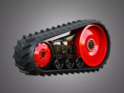 Crawlers - MT900 Tractor 3D model