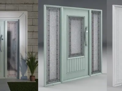 Palladio Doors Collection part 1 Free 3D model