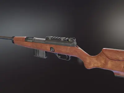 HK SL7 Rifle Low-poly 3D model