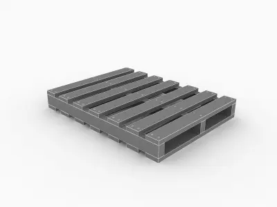 Wood Pallet 3D model buy