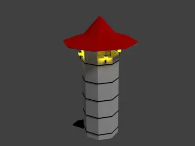 Watch Tower 3D model