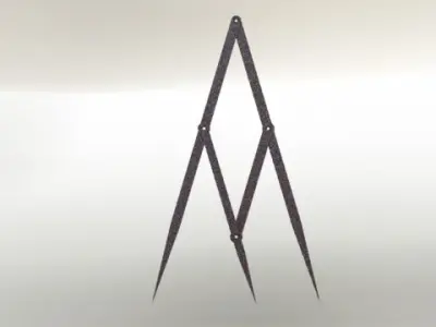 Golden ratio dividers Free 3D model