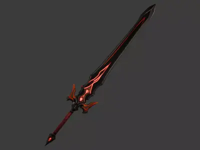 Demon Blood Sword 3D model