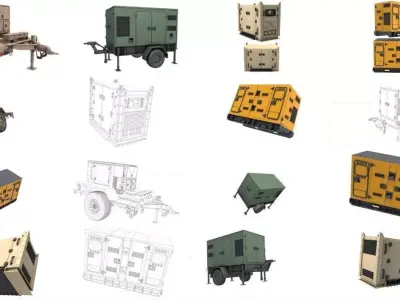  Generator  Collection 3D Model Pack