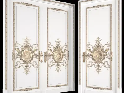 french door 3D model