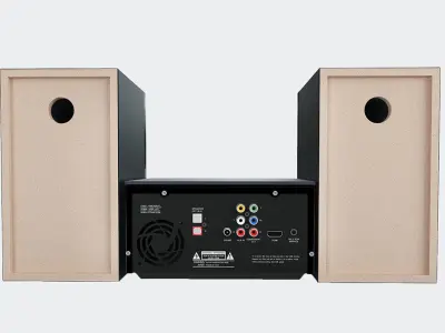 Samsung MM-E460D Dab micro Hifi system Free 3D model