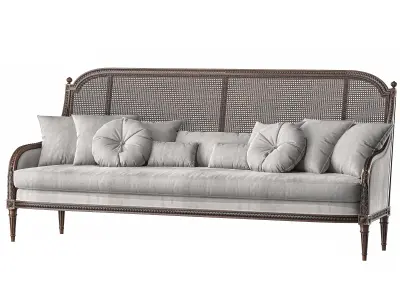 chairish french sofa art 395 3D model