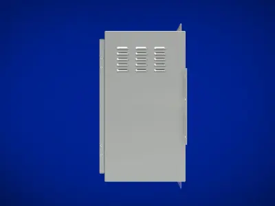 Metal Battery Box 3D model