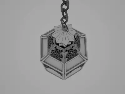 Lantern Ramadan Islamic Lighting 3D model
