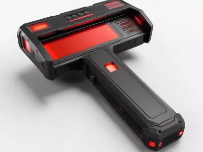 SciFi Handheld Scanner Device 3D model
