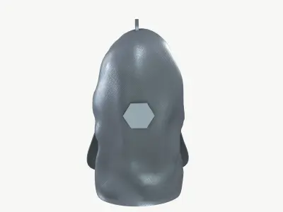 Heat resistant safety helmet 3D model