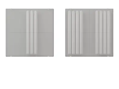 Wall Glass Blocks - Decorative Frame - The Drop - Part 9 3D model