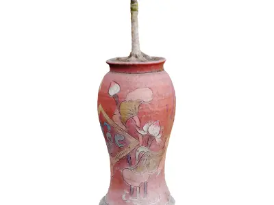 Pottery Decor - Photogrammetry 3D model