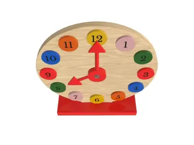 Children wood toys pbr part 2 3D Model Pack