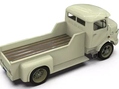 Mercedes-Benz LAK 710 4x4 Custom Pickup 3D model