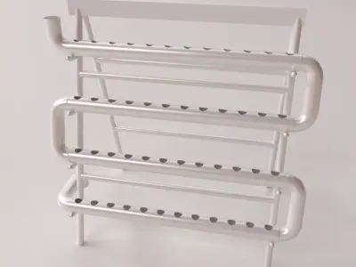 Hydroponic Stand 3D model