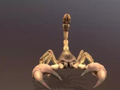 Desert Scorpion Sand Predator Multi Action 3D model
