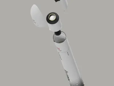 Terran-1 Rocket 3D model