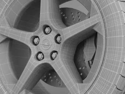 Wheel Opel Insignia 5 3D model