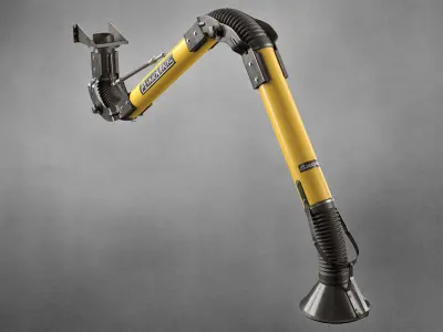 PlymoVents Extraction Arm MiniMan-100 3D model