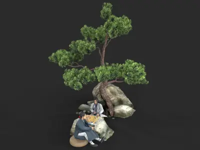 man Character Low-poly 3D model