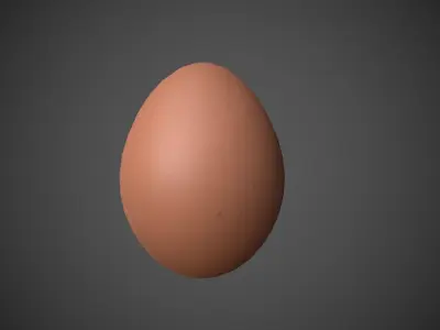 Eggs with Box 3D model