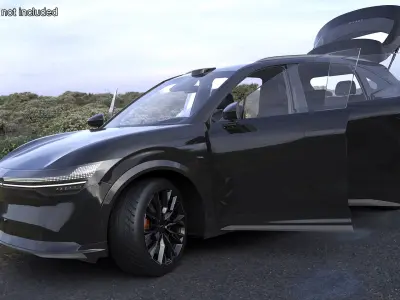  Zeekr 7X Urban Obsidian Black Electric SUV 