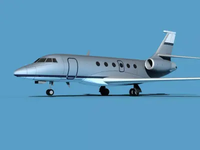 Dassault Falcon 2000 V12 3D model purchase