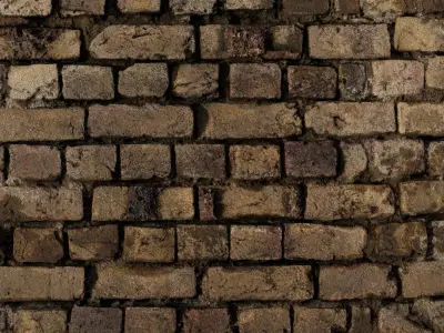 Old Brick Wall PBR Texture