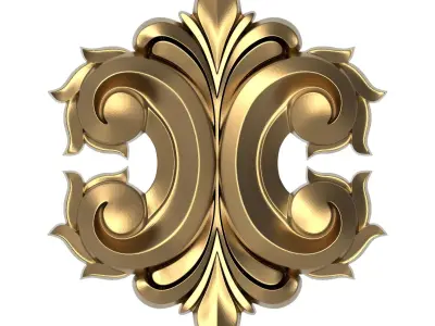  decorative pattern ready for 3D printing 3D model