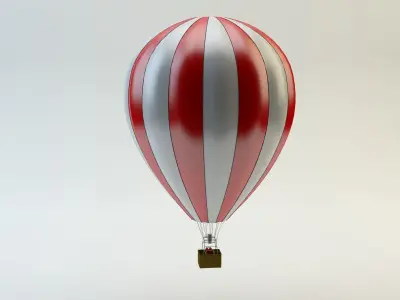 Hot Air Balloon 3D model 25