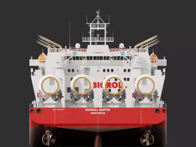 HeavyLift Vessel  Low-poly 3D model