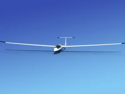 Duo Discus Sailplane 3D model buy