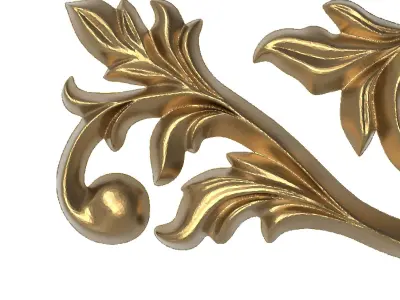 decorative pattern ready for 3D printing 3D model