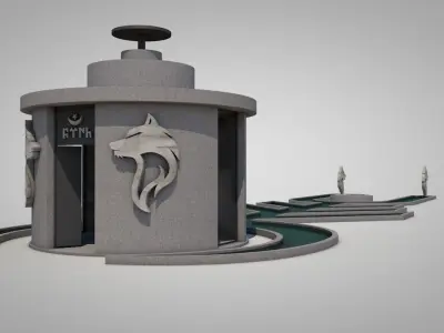 MYSTIC TURKISH HOUSE Free low-poly 3D model