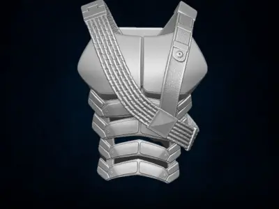 Standar Bansolier 3D printable File for Action Figures 3D print model