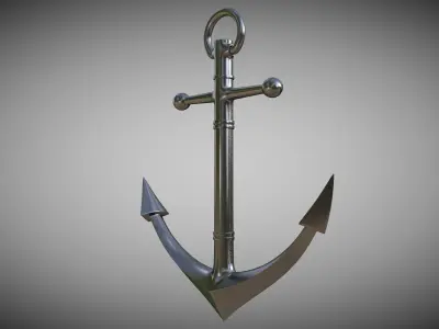 Anchor Low-poly 3D model